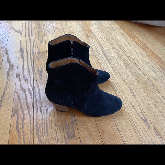 ISABEL MARANT SUEDE BOOTS - Picture 4 of 5